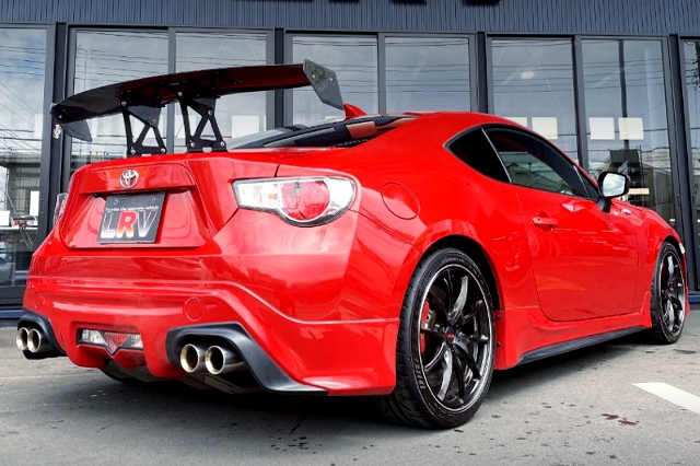 REAR EXTERIOR of TOYOTA 86GT.