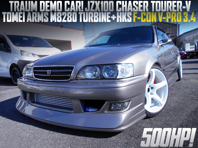 500HP TOMEI M8280 TURBOCHARGED to TRAUM DEMO CAR JZX100 CHASER TOURER-V.
