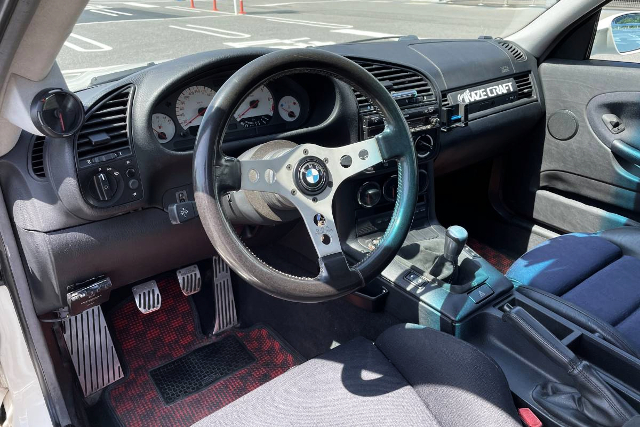 INTERIOR of E36 BMW 318is COUPE.