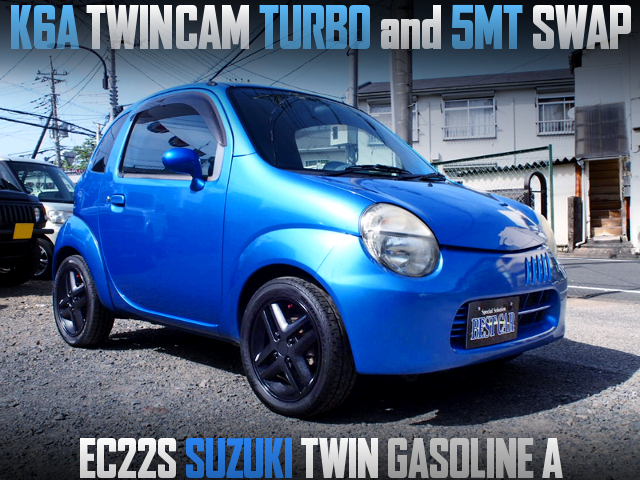 K6A TWIN CAM TURBO ENGINE and 5MT SWAPPED EC22S SUZUKI TWIN GASOLINE A.