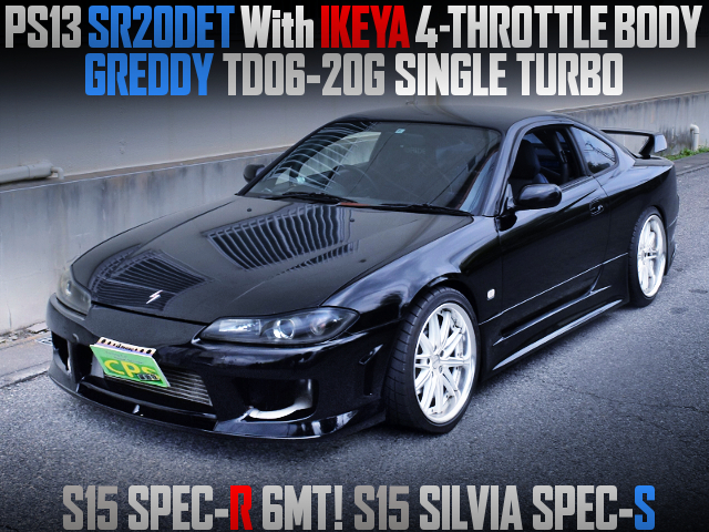 PS13 SR20DET With IKEYA ITBs and TD06-20G TURBO of S15 SILVIA.