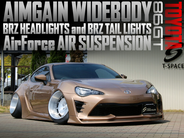 AIMGAIN WIDEBODY and AIR SUSPENSION of TOYOTA 86GT.