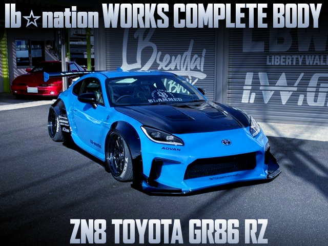 lb-nation WORKS COMPLETE BODY of ZN8 TOYOTA GR86 RZ.