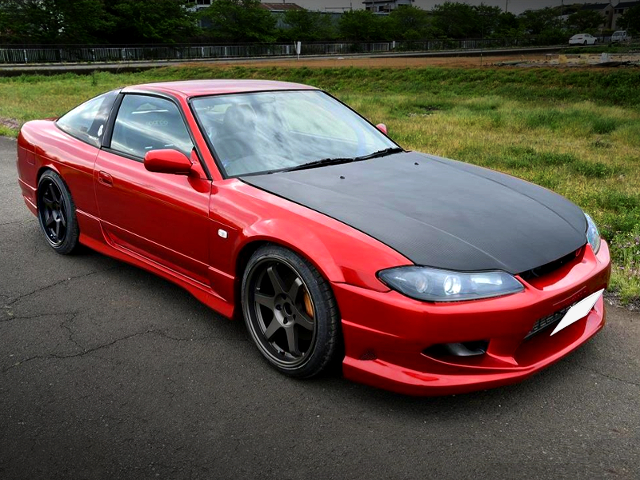 FRONT EXTERIOR of S15 FACED KRPS13 NISSAN 180SX.