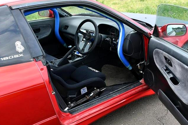 INTERIOR of S15 FACED KRPS13 NISSAN 180SX.