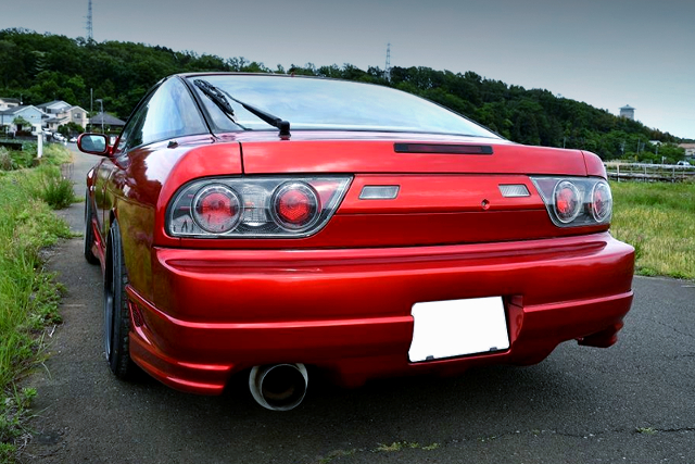 REAR EXTERIOR of S15 FACED KRPS13 NISSAN 180SX.