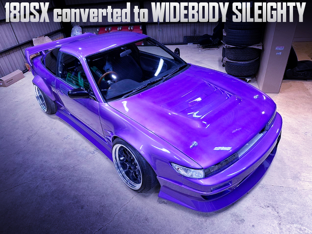 180SX converted to WIDEBODY SILEIGHTY.