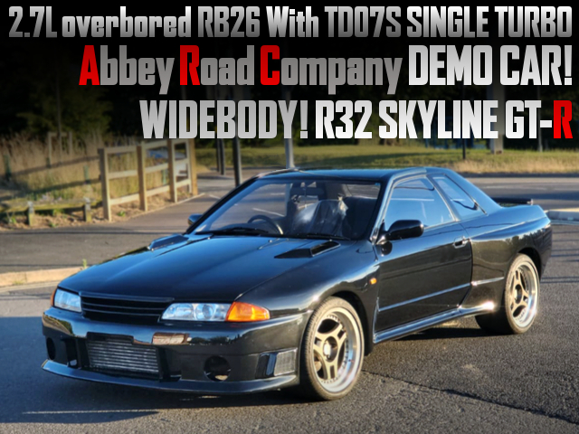 Abbey Road Company DEMO CAR of WIDEBODY R32 SKYLINE GT-R.