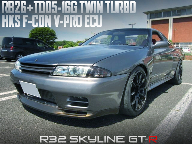 RB26 With TD05-16G TWIN TURBO and HKS F-CON V-PRO ECU, Restored R32 SKYLINE GT-R.