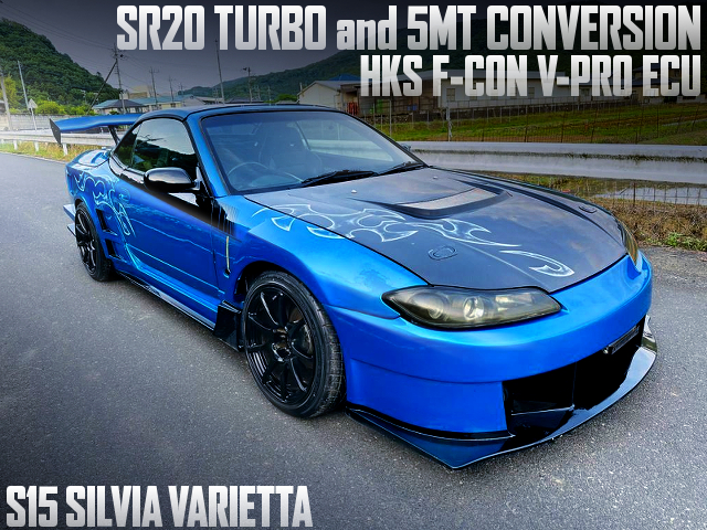 SR20 TURBO and 5MT CONVERTED, WIDE BODIED S15 VARIETTA.