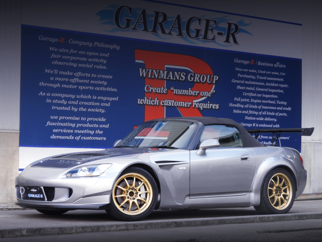 FRONT LEFT SIDE EXTERIOR of WIDEBODY AP1 S2000 TURBO.