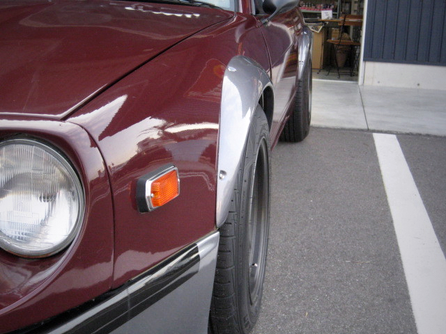 FRONT LEFT-SIDE EXTERIOR of S30Z Faced RPS13 NISSAN 180SX.