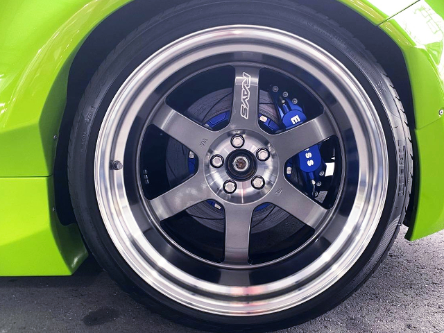 TE37VSL 2021 LIMITED WHEEL and ENDLESS CALIPER at REAR.