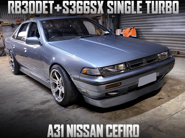 RB30DET With S366SX SINGLE TURBO of A31 CEFIRO.