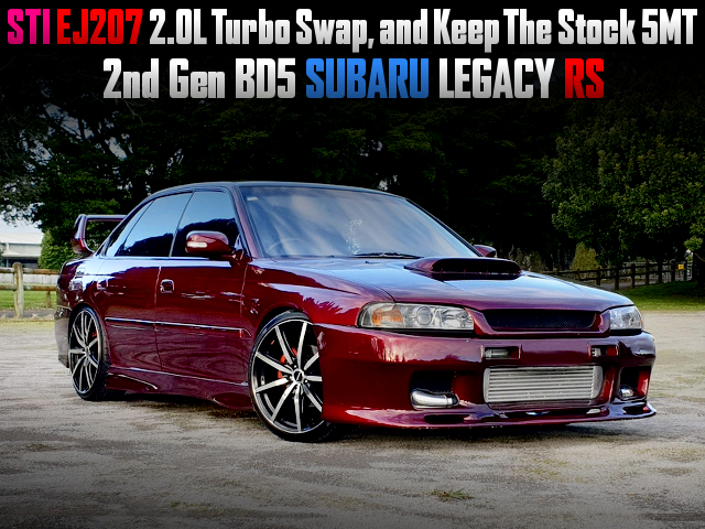 EJ207 BOXER TURBO swapped BD5 Legacy RS.