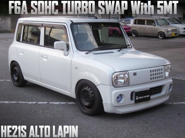 F6A SOHC TURBO SWAP With 5MT into HE21S ALTO LAPIN.