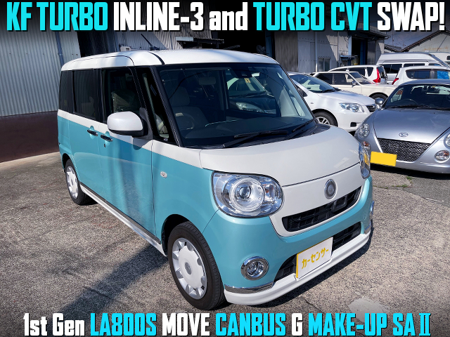 KF TURBO INLINE-3 and TURBO CVT SWAPPED 1st Gen LA800S MOVE CANBUS G MAKE-UP SA II.