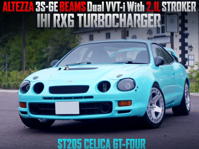 ALTEZZA 3S-GE BEAMS Dual VVT-i With 2.1L STROKER and IHI RX6 TURBO into ST205 CELICA GT-FOUR.