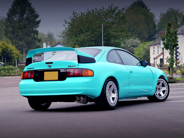 REAR EXTERIOR of ST205 CELICA GT-FOUR.