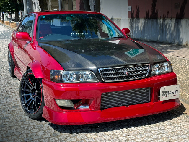 Front Exterior of JZX100 CHASER TOURER-S TRD SPORTS.