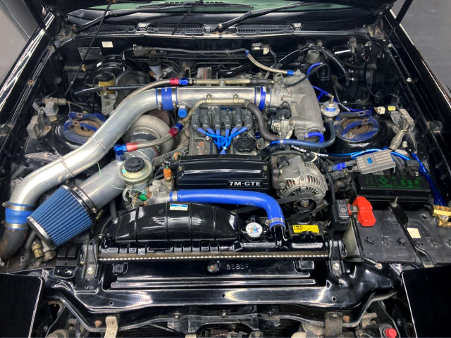7M-GTEU 3.0L With AFTERMARKET BIG SINGLE TURBO.