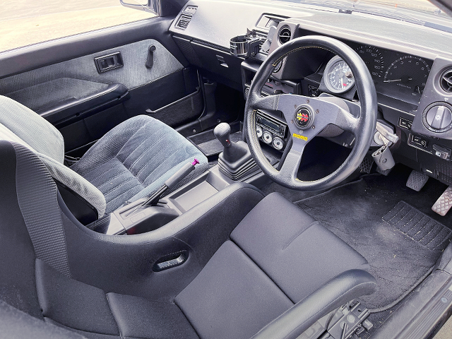 Interior of AE86 Trueno GT-APEX.
