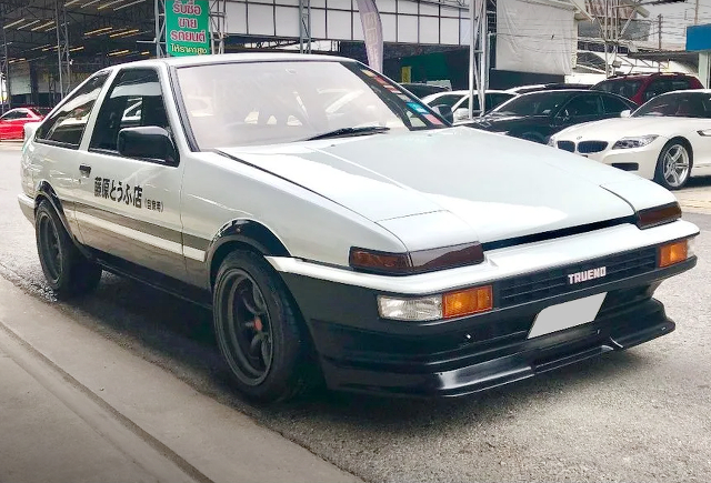 Front Exterior of INITIAL-D STYLE AE86 TRUENO.