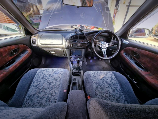 Dashboard and Steering Wheel of CK4 Lancer Sedan.