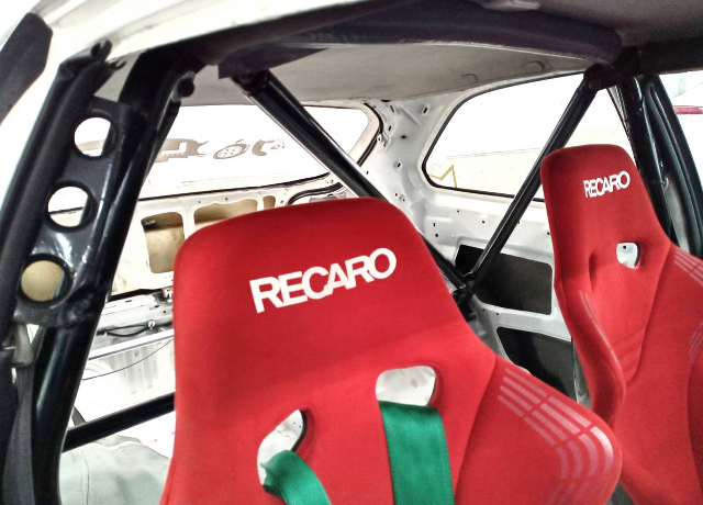 Roll Cage and RECARO SEATS.
