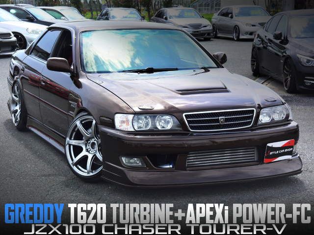 1JZ With GREDDY T620 TURBO and POWER-FC into JZX100 CHASER TOURER-V.