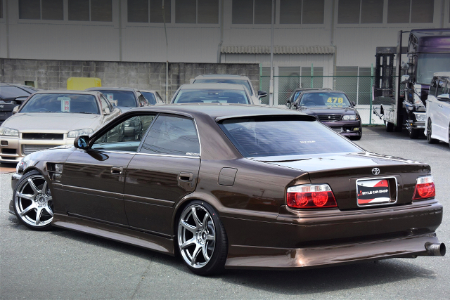 Rear Exterior of BROWN painted JZX100 Chaser Tourer-V.