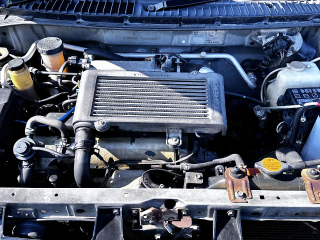 JB Turbo Inline-4 Engine swapped in L700S Mira Engine Room.