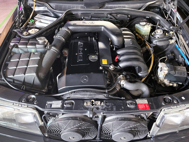 AMG C36 M104.941 3.6L ENGINE in W201 190E Engine room.