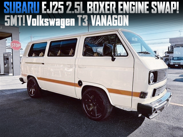 SUBARU EJ25 2.5L BOXER ENGINE swapped volkswagen T3 VANAGON.