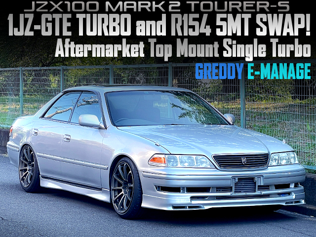 1JZ turbo and R154 5MT swapped JZX100 MARK 2 TOURER-S.