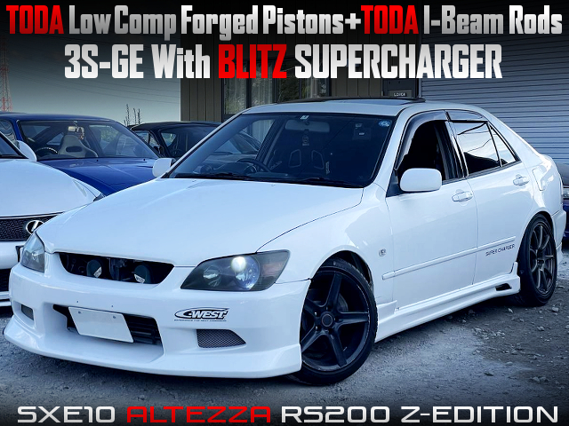 SUPERCHARGED 3S-GE of ALTEZZA RS200 Z-EDITION.