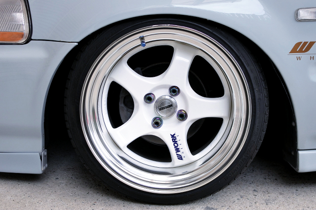 WORK WHEEL of EJ7 CIVIC COUPE.