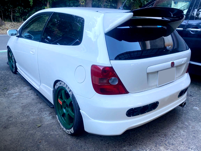 Rear Exterior of EP3 Civic Type-R.