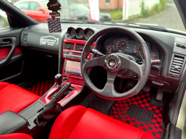 Dashboard of ER34 Skyline With GT-R Z-tune Style Conversion.