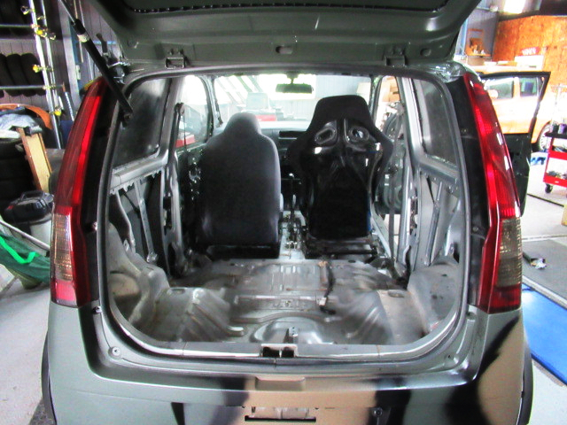 Luggage Space of L260V Mira Van.