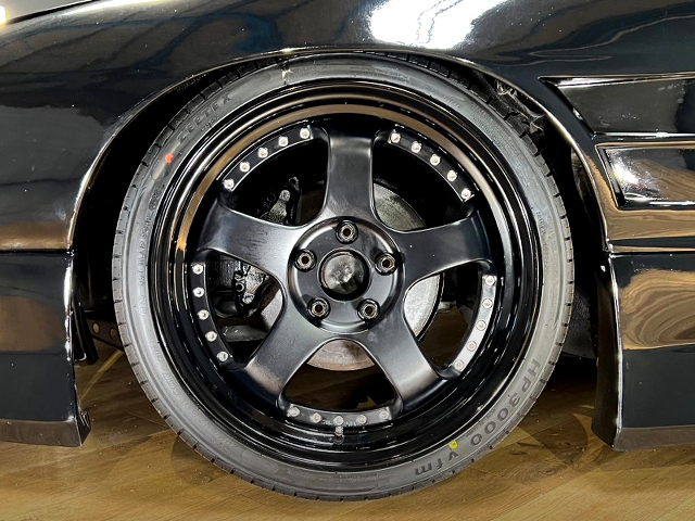 SSR Wheel of WIDEBODY BLACK S13 SILVIA.