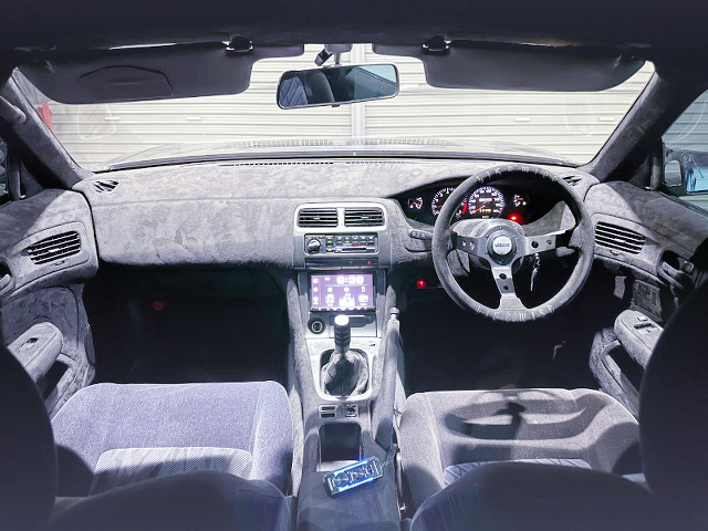 Suede Fabric Upgraded Interior of s14 Silvia.