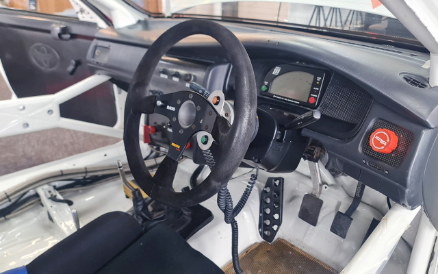 Steering wheel of BTCC t190 Carina E.