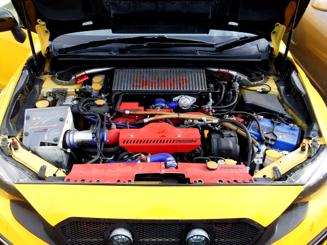 EJ20 BOXER TURBO engine of WIDEBODY S207 NBR CHALLENGE PACKAGE YELLOW EDITION.