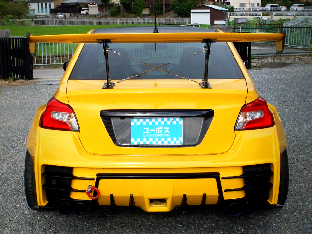 GT WING and Tail Lights of WIDEBODY S207 NBR CHALLENGE PACKAGE YELLOW EDITION.