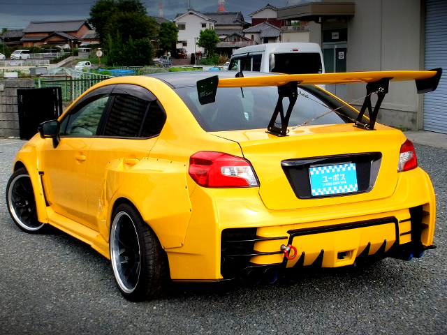 Rear Exterior of WIDEBODY S207 NBR CHALLENGE PACKAGE YELLOW EDITION.