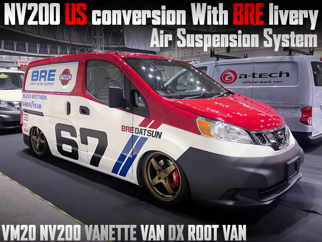 NV200 US conversion With BRE livery of VM20 NV200 VANETTE VAN DX ROOT VAN.