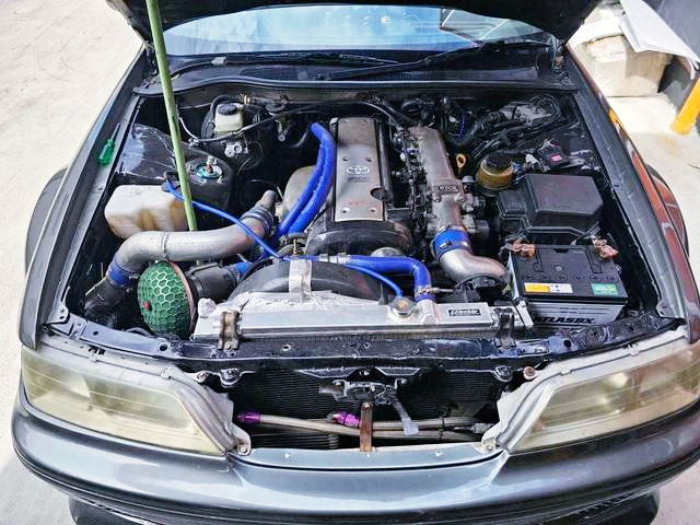 1JZ-GTE With Tomei SINGLE TURBO.