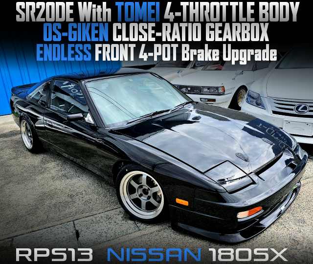 SR20DE With TOMEI ITBs in RPS13 180SX.