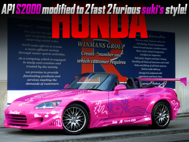 AP1 S2000 modified to 2 fast 2 furious suki's style.